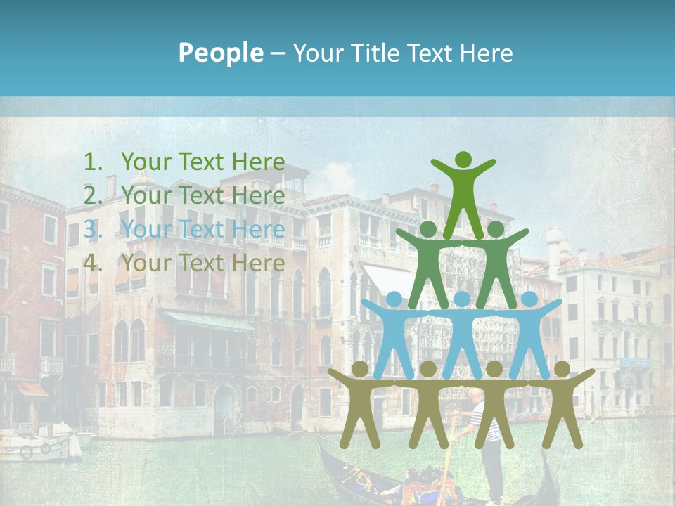 Sunset Pictorial Italy PowerPoint Template