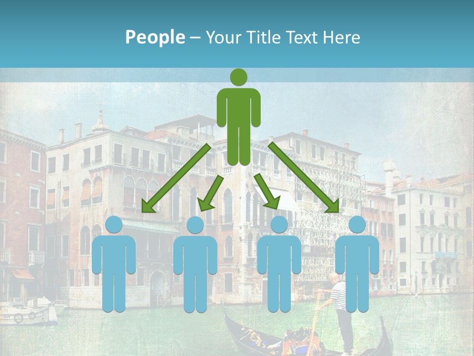 Sunset Pictorial Italy PowerPoint Template