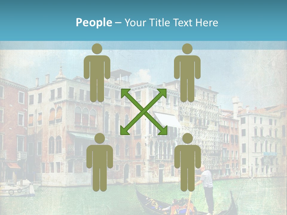 Sunset Pictorial Italy PowerPoint Template