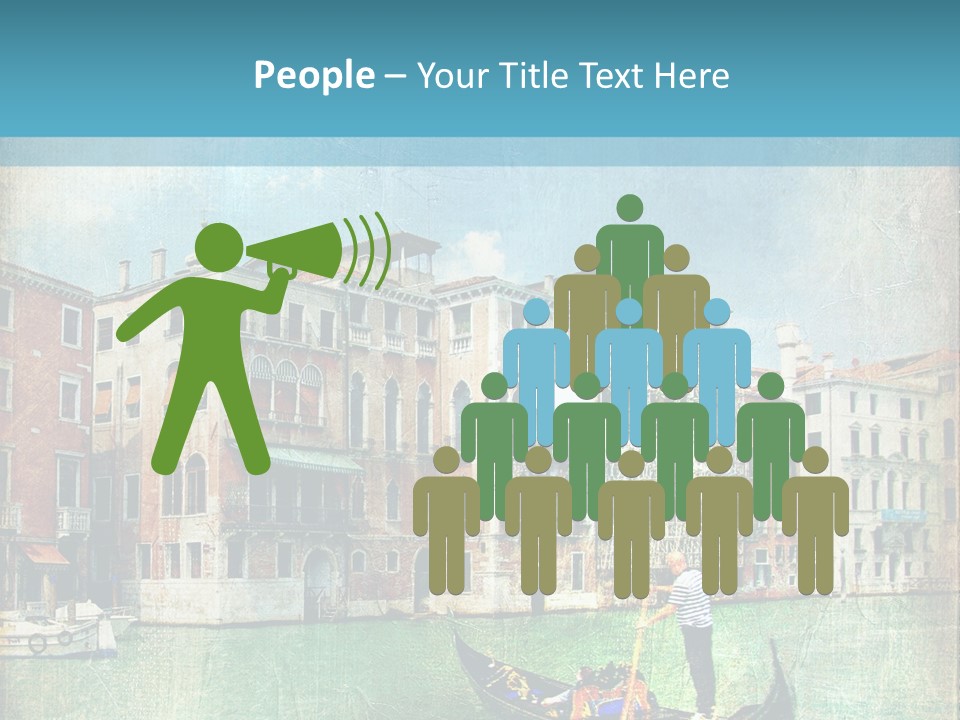 Sunset Pictorial Italy PowerPoint Template