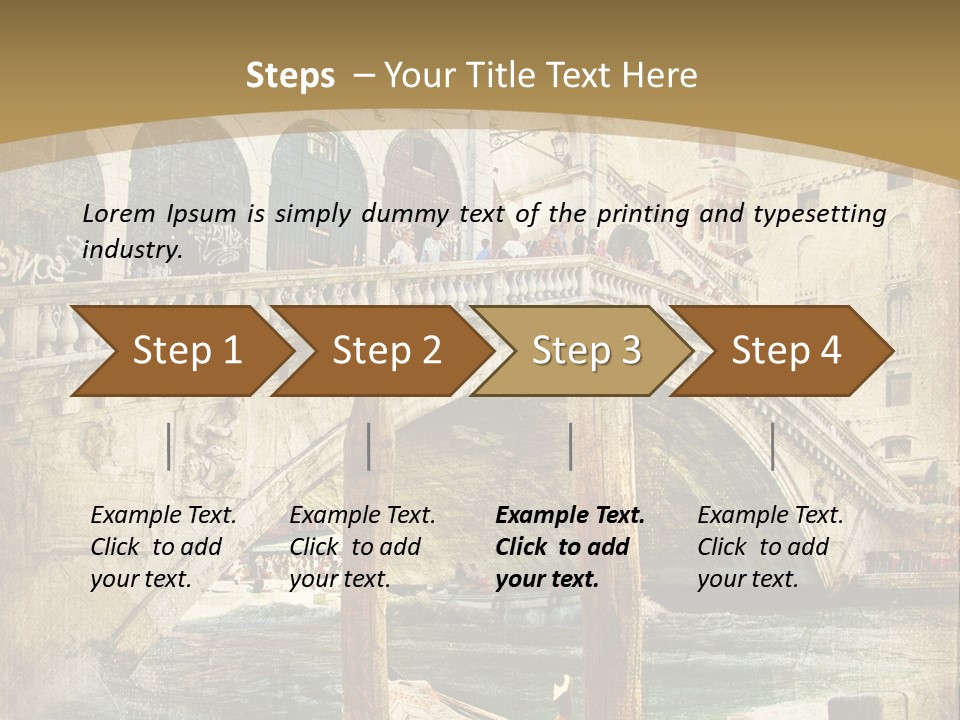 Art Boat Tourism PowerPoint Template