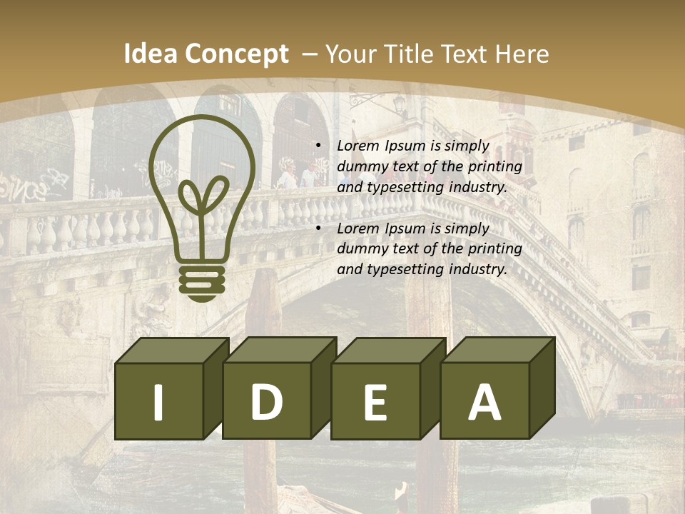 Art Boat Tourism PowerPoint Template