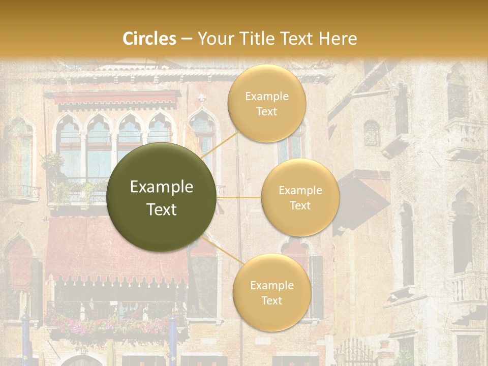 Vintage Holiday View PowerPoint Template