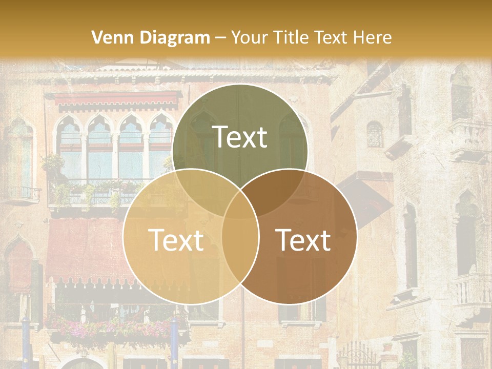 Vintage Holiday View PowerPoint Template