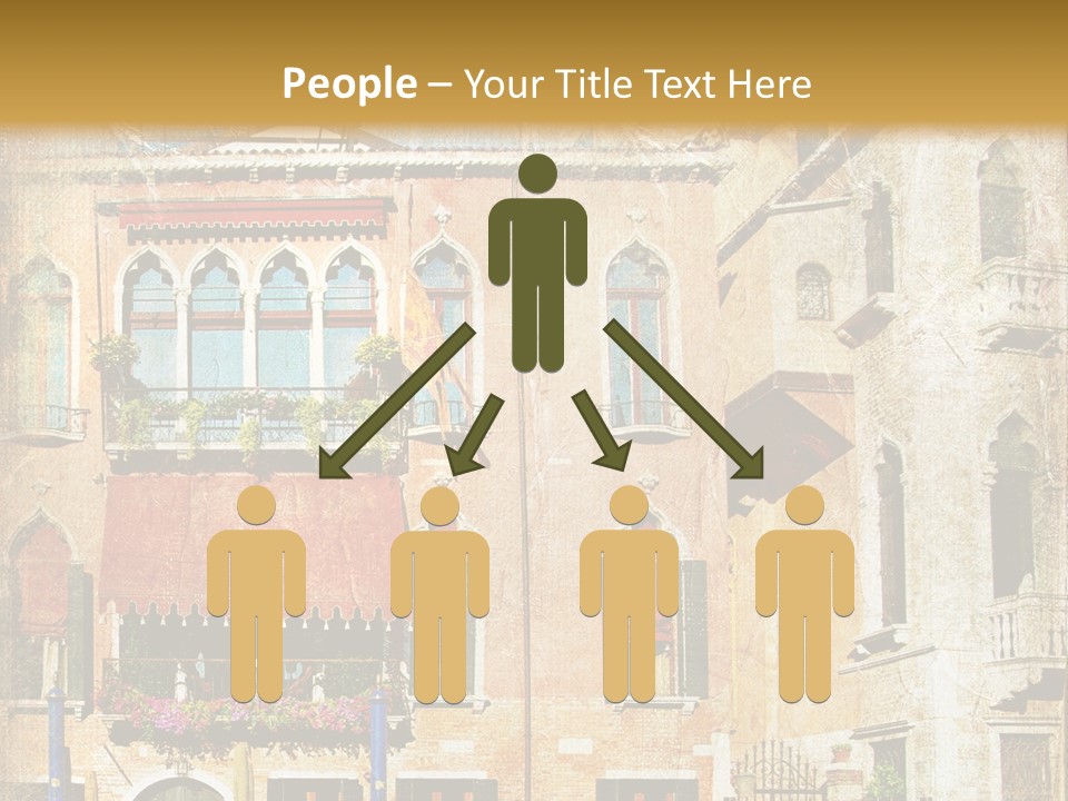 Vintage Holiday View PowerPoint Template