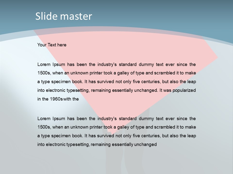 Model Red Fashion PowerPoint Template