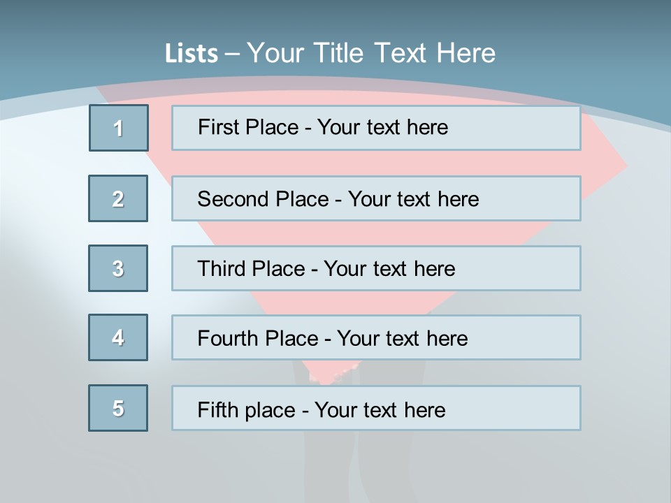 Model Red Fashion PowerPoint Template