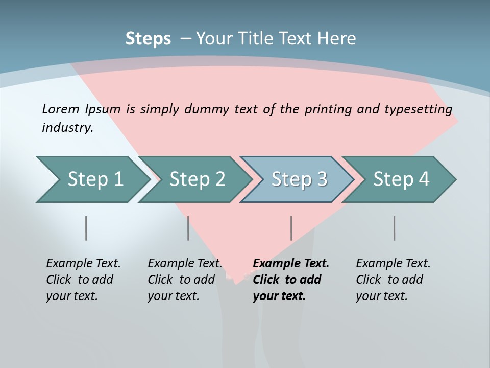 Model Red Fashion PowerPoint Template