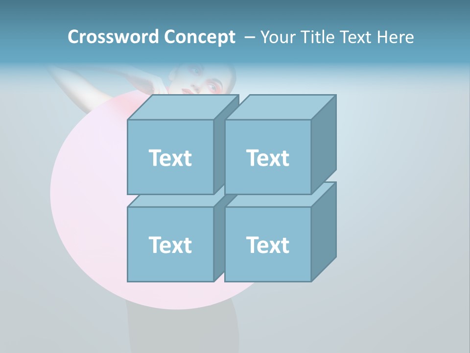 Eye Unusual Make Up PowerPoint Template