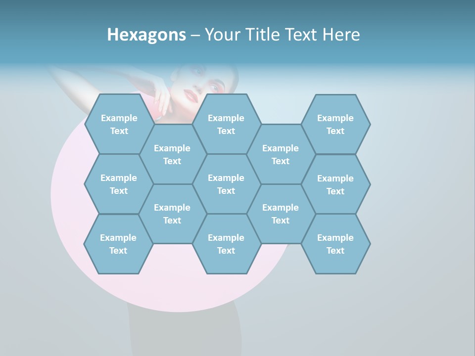 Eye Unusual Make Up PowerPoint Template