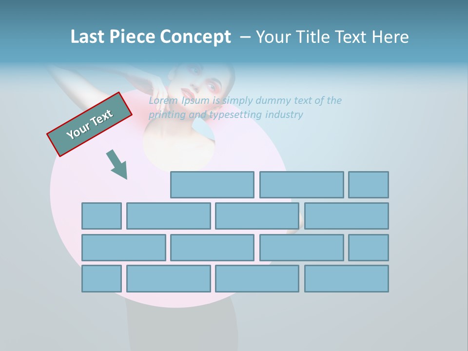 Eye Unusual Make Up PowerPoint Template