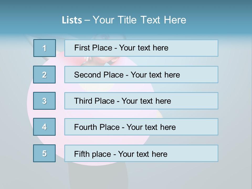 Eye Unusual Make Up PowerPoint Template