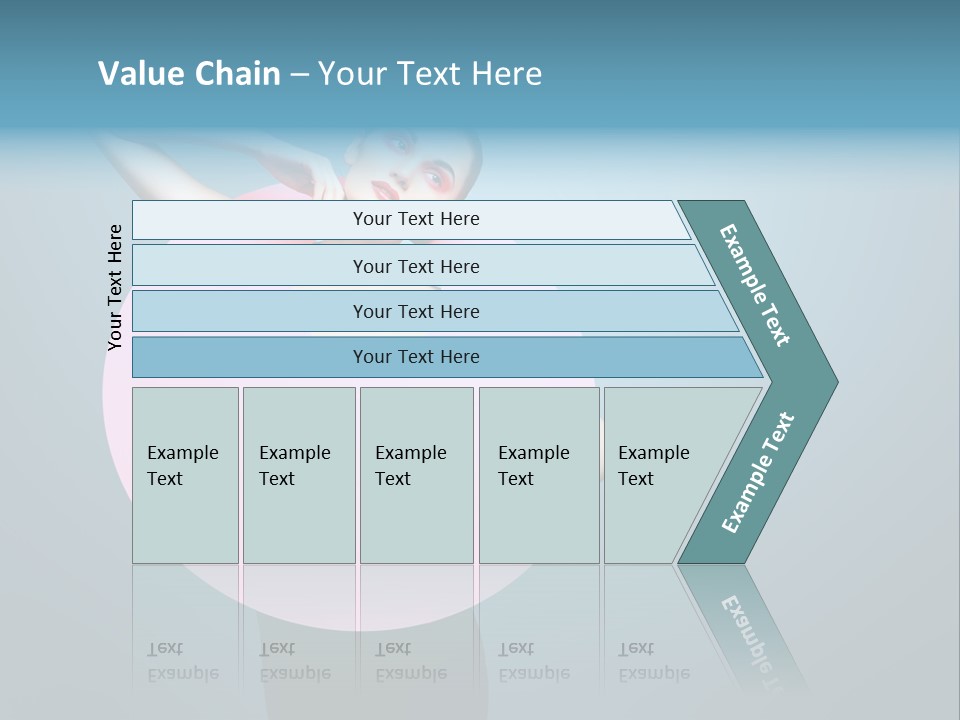 Eye Unusual Make Up PowerPoint Template