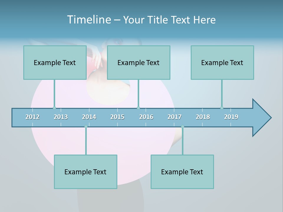 Eye Unusual Make Up PowerPoint Template