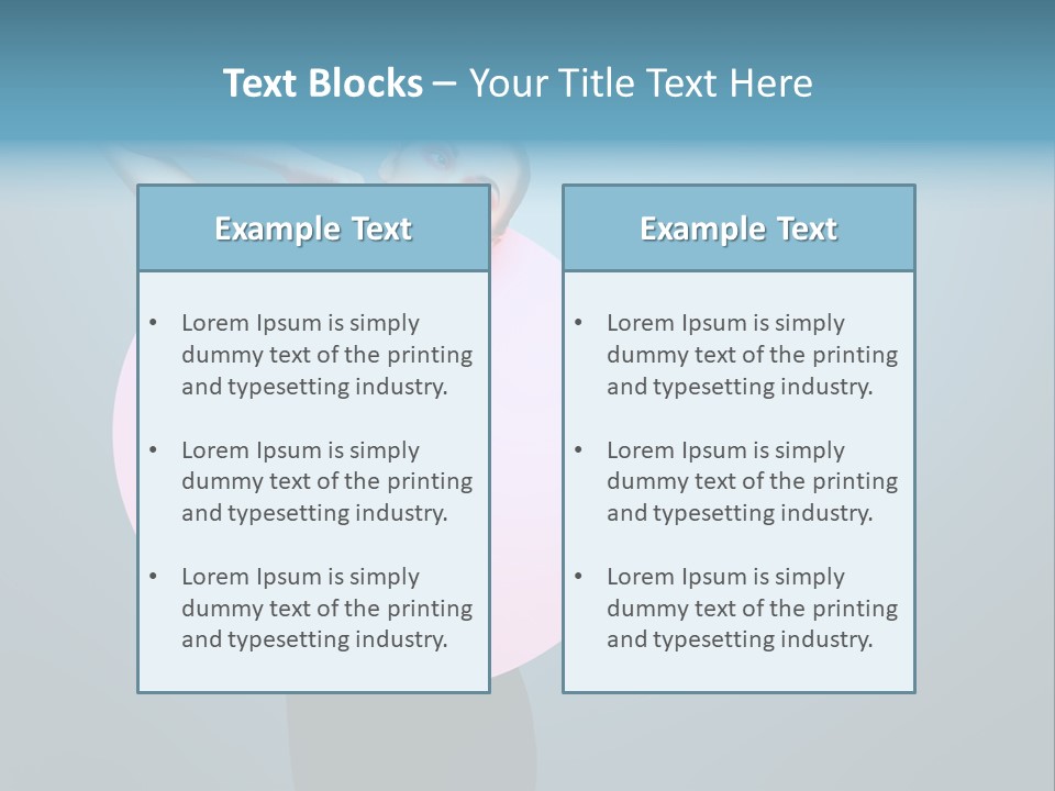 Eye Unusual Make Up PowerPoint Template