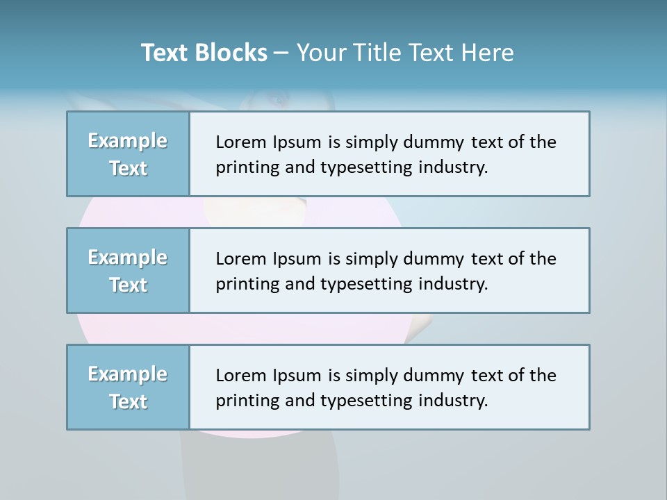Eye Unusual Make Up PowerPoint Template