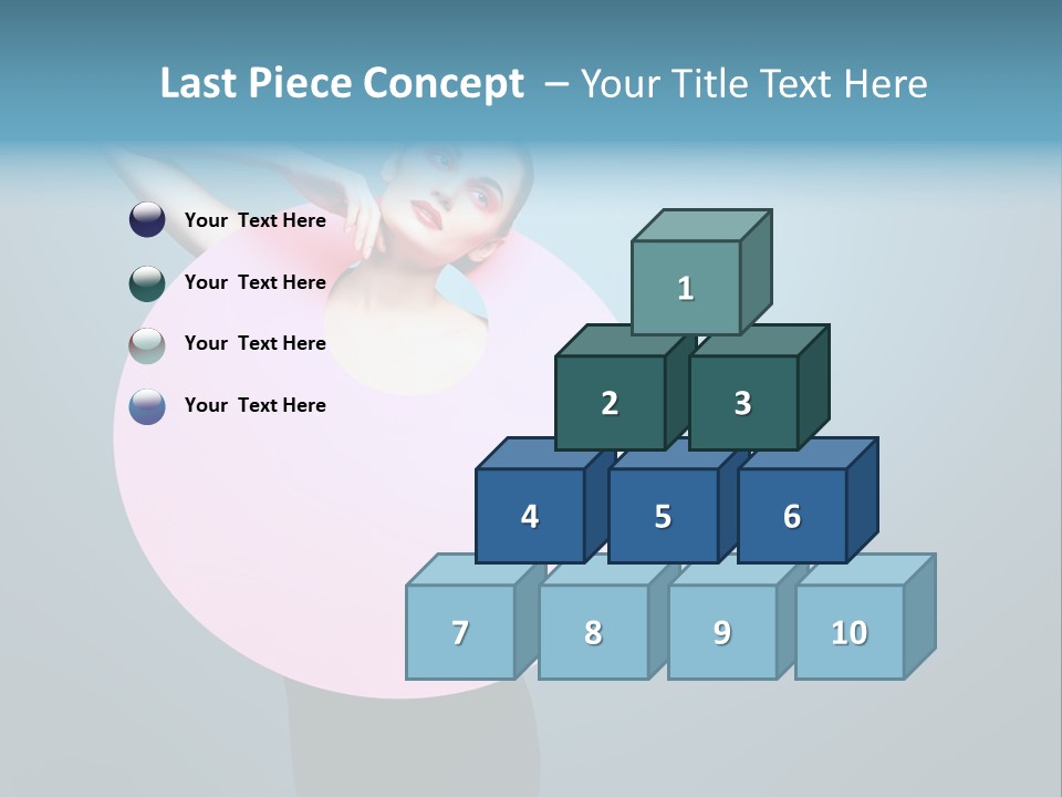 Eye Unusual Make Up PowerPoint Template