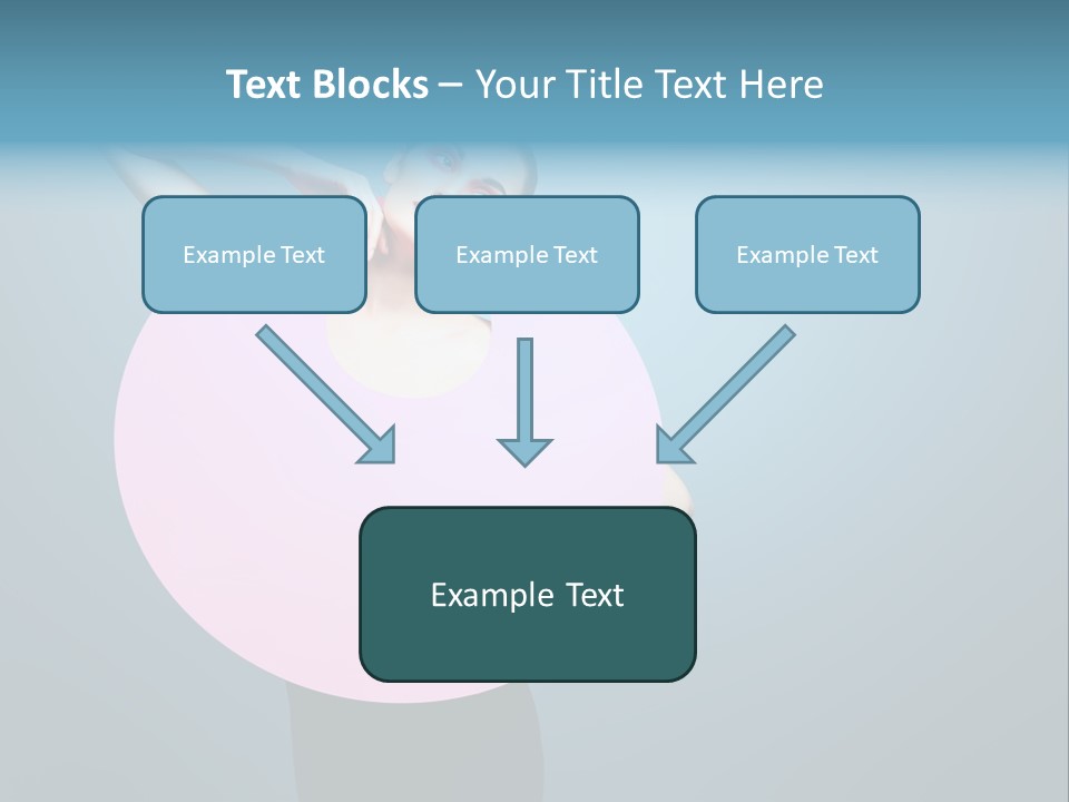 Eye Unusual Make Up PowerPoint Template
