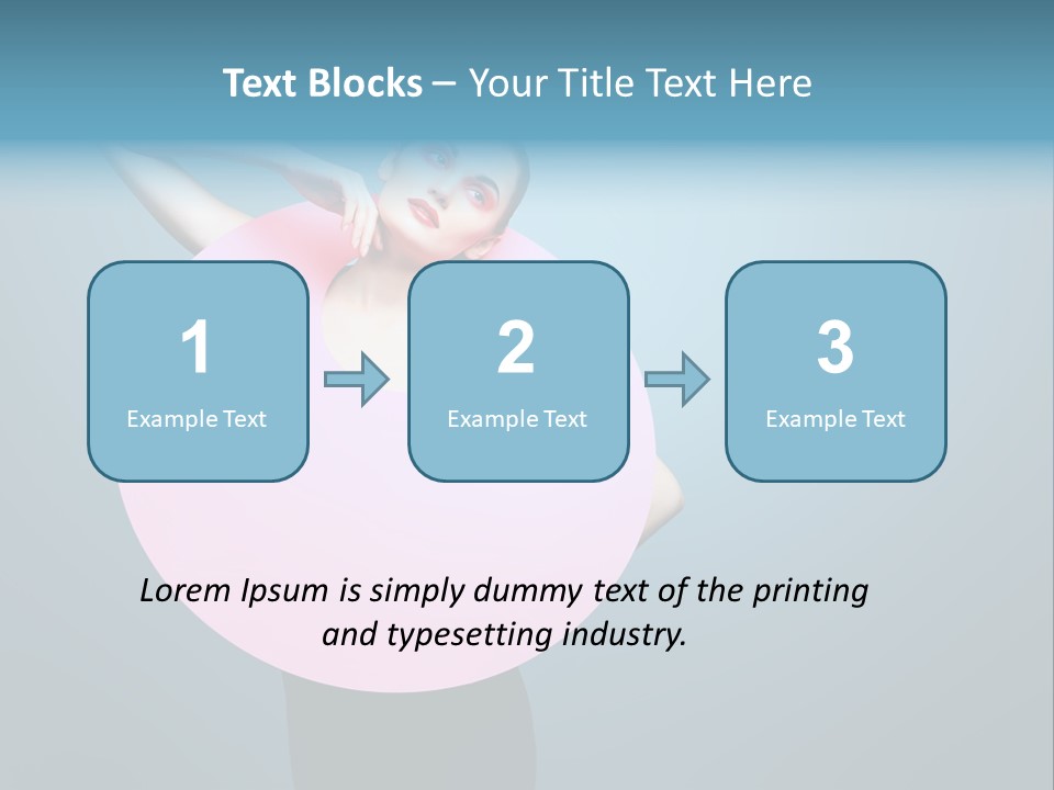 Eye Unusual Make Up PowerPoint Template
