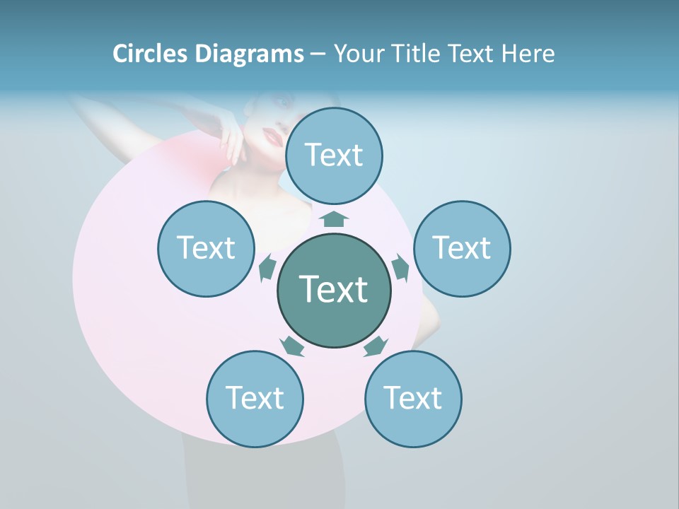 Eye Unusual Make Up PowerPoint Template