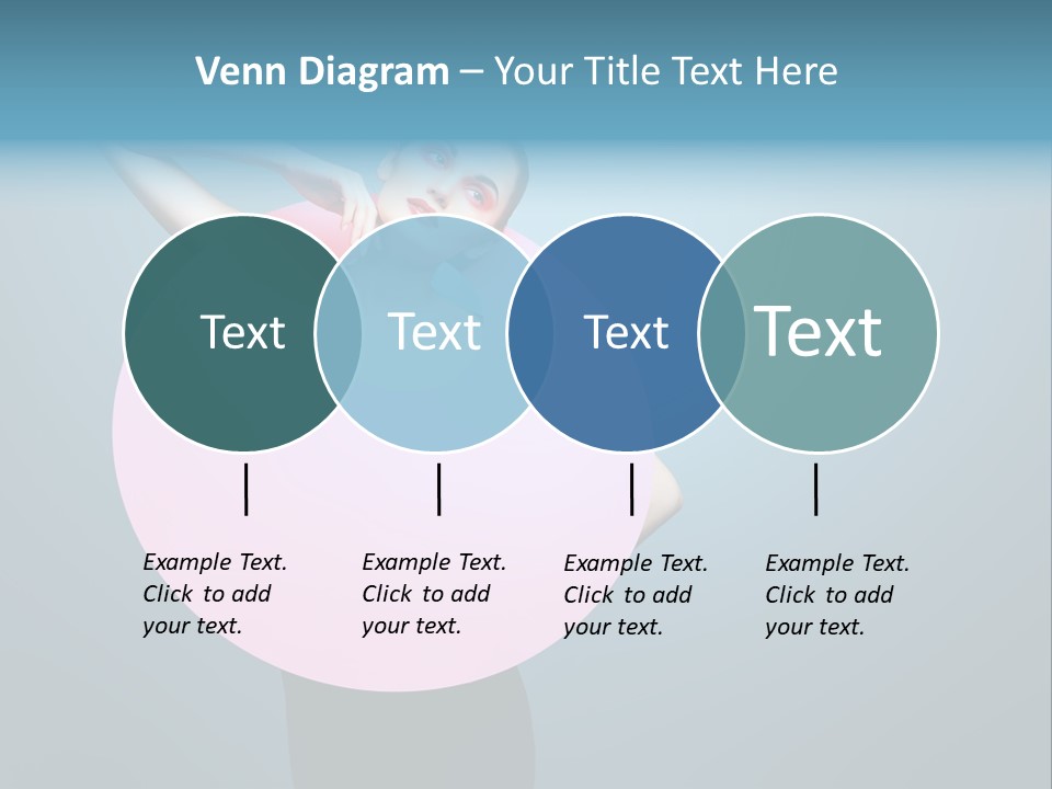 Eye Unusual Make Up PowerPoint Template