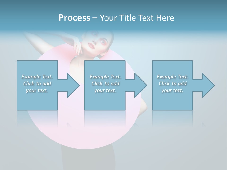 Eye Unusual Make Up PowerPoint Template