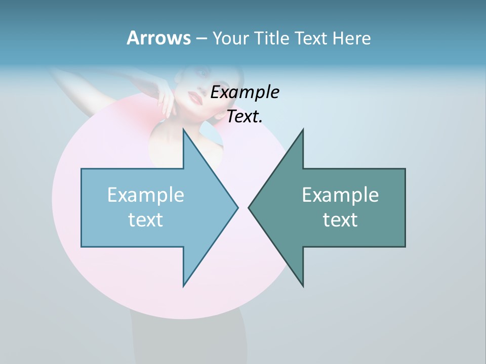 Eye Unusual Make Up PowerPoint Template