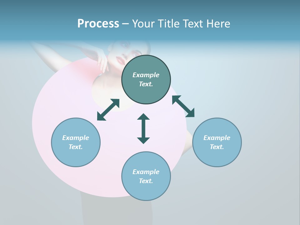 Eye Unusual Make Up PowerPoint Template