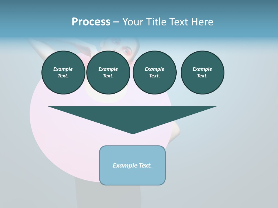 Eye Unusual Make Up PowerPoint Template