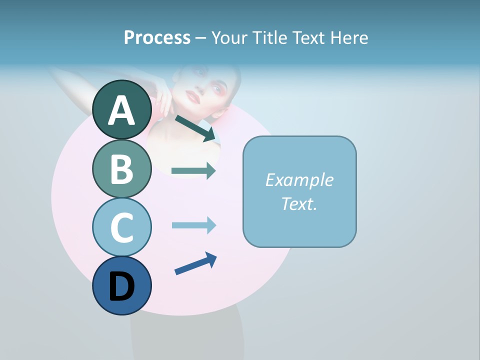Eye Unusual Make Up PowerPoint Template