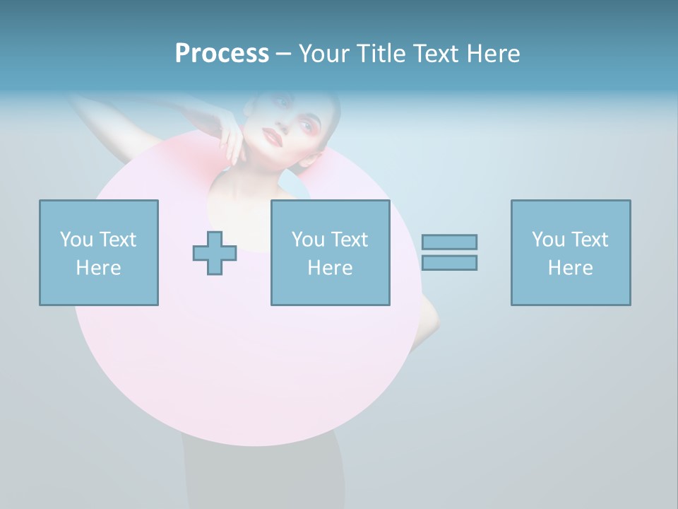 Eye Unusual Make Up PowerPoint Template