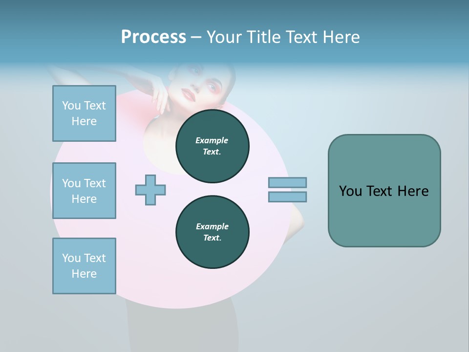 Eye Unusual Make Up PowerPoint Template