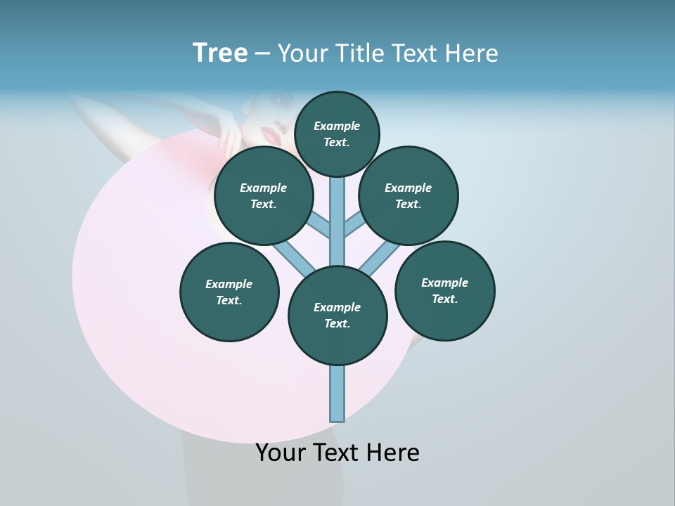 Eye Unusual Make Up PowerPoint Template