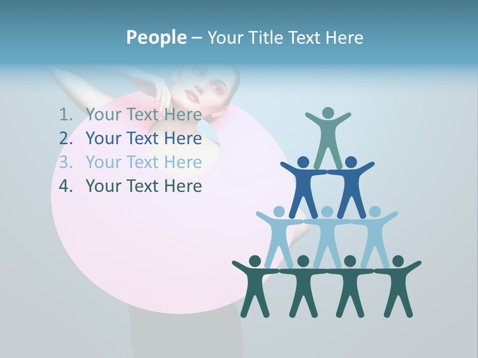 Eye Unusual Make Up PowerPoint Template