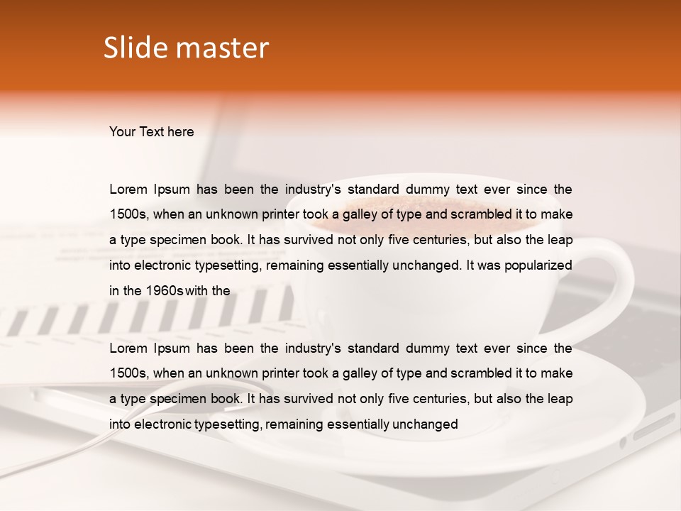 Literature Economy Market PowerPoint Template