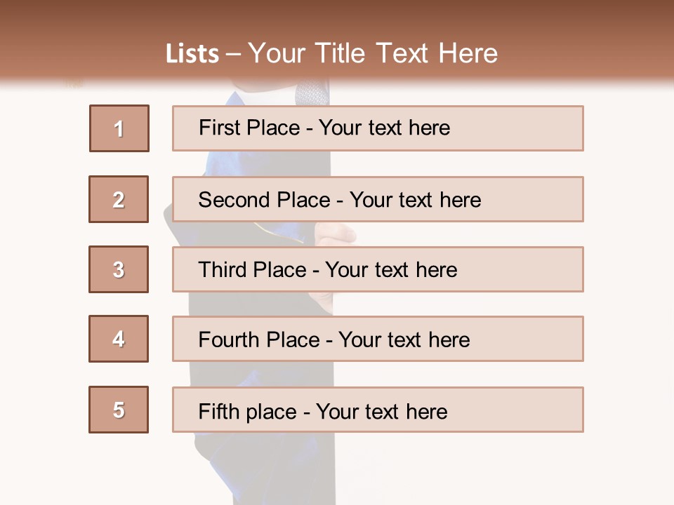 Adult Placard Graduation PowerPoint Template