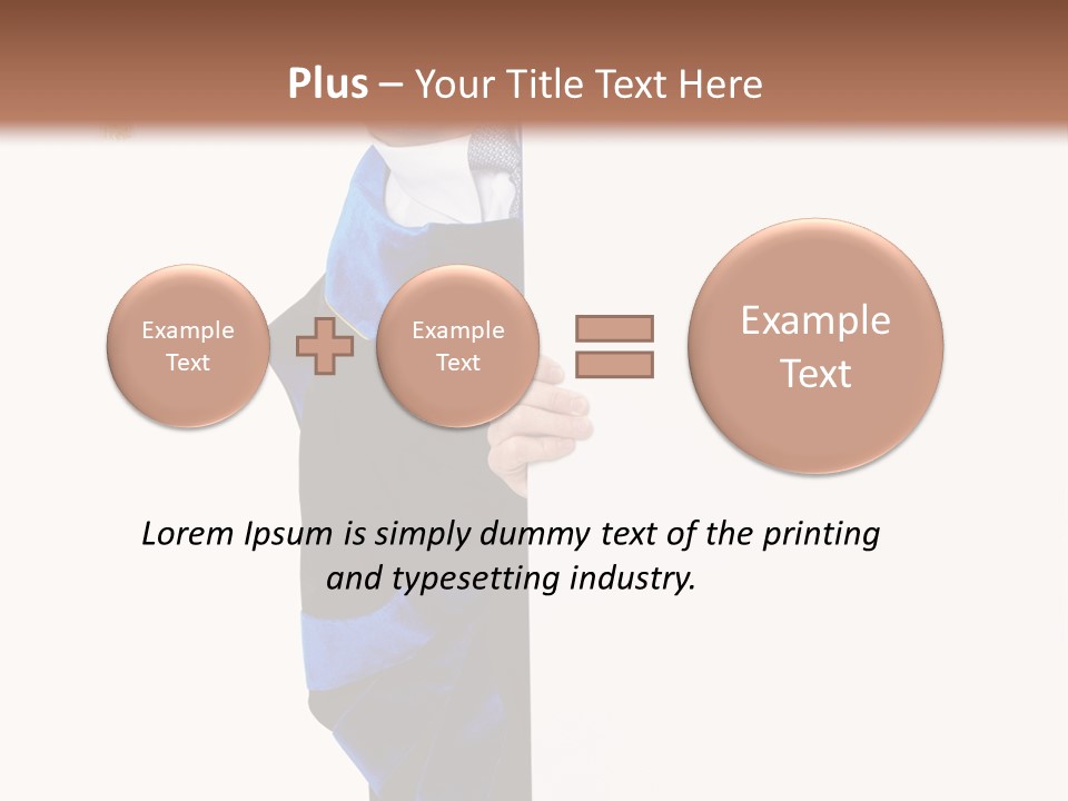 Adult Placard Graduation PowerPoint Template
