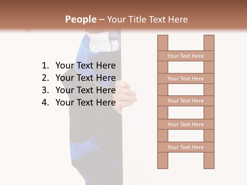 Adult Placard Graduation PowerPoint Template