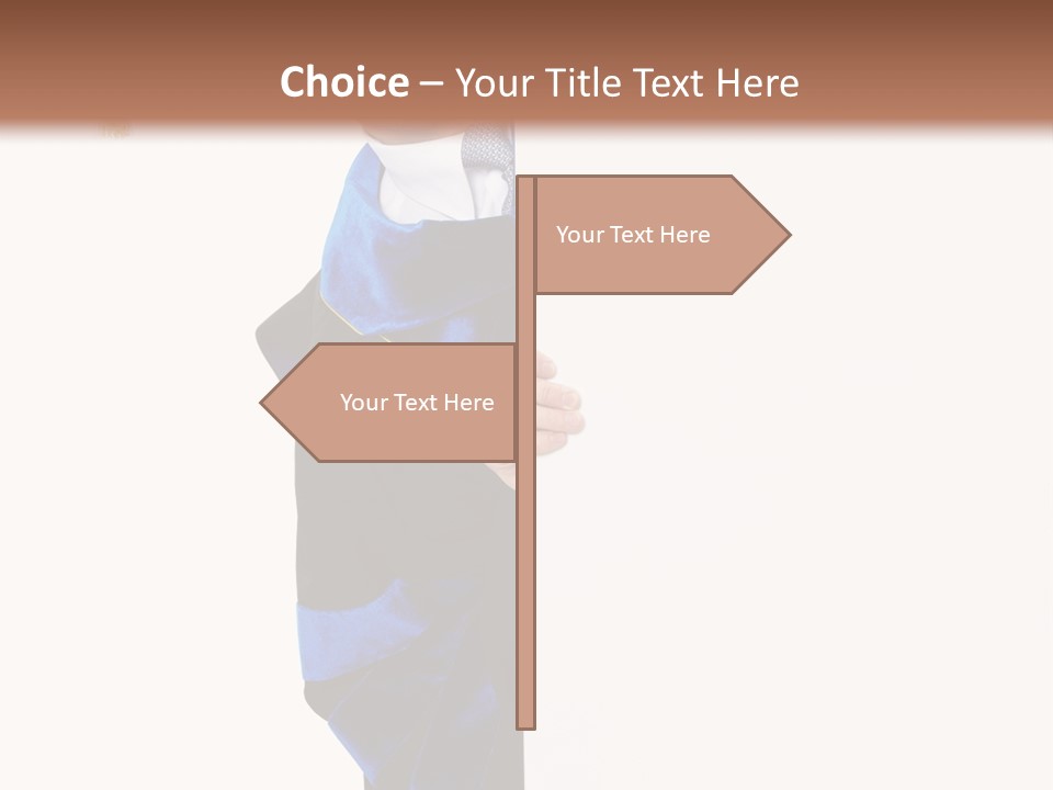 Adult Placard Graduation PowerPoint Template