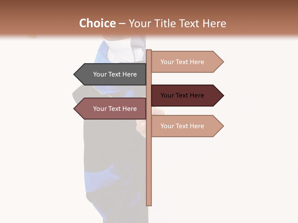 Adult Placard Graduation PowerPoint Template