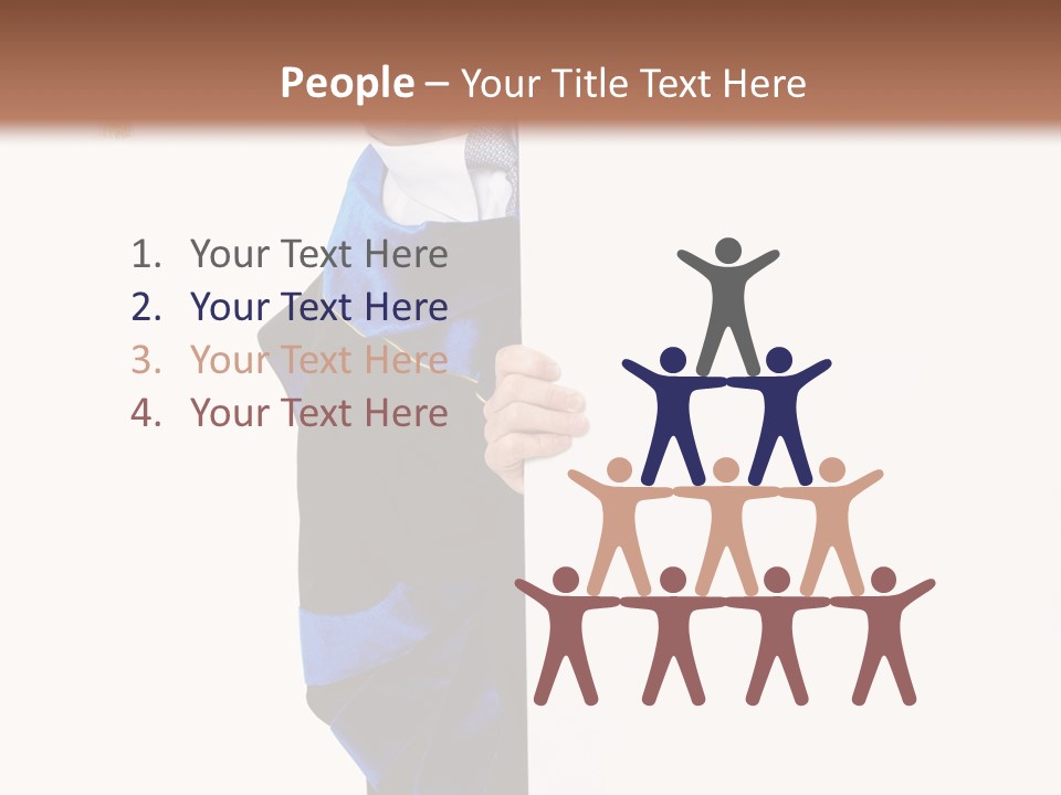 Adult Placard Graduation PowerPoint Template