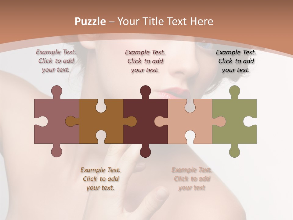 Skincare Gorgeous Female PowerPoint Template