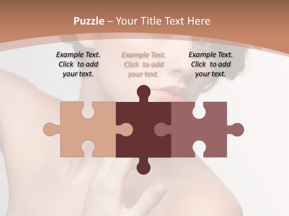 Skincare Gorgeous Female PowerPoint Template