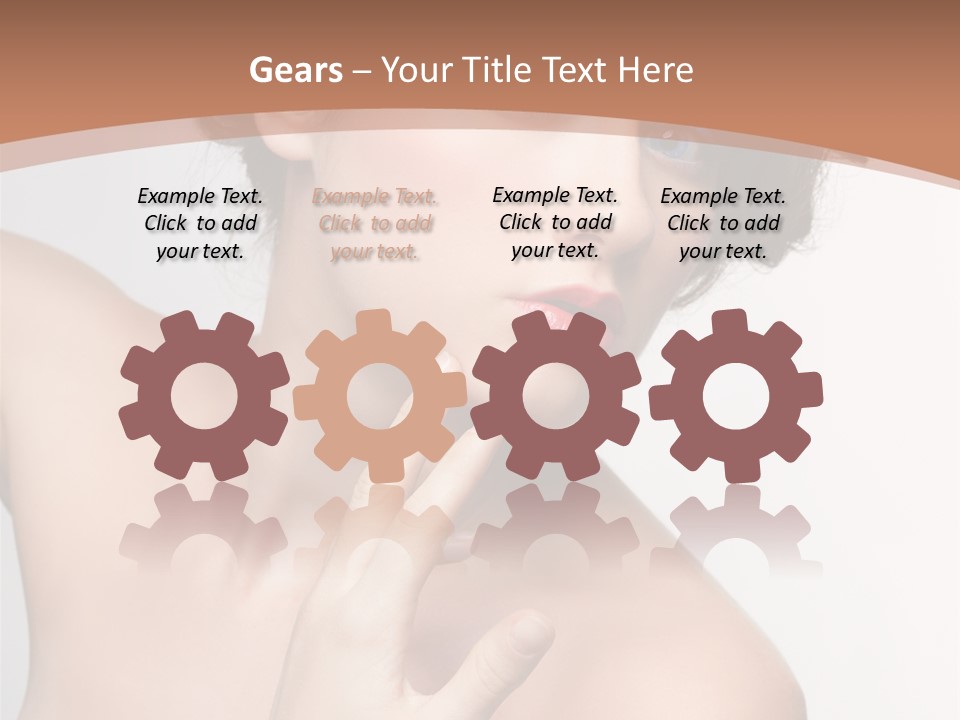 Skincare Gorgeous Female PowerPoint Template