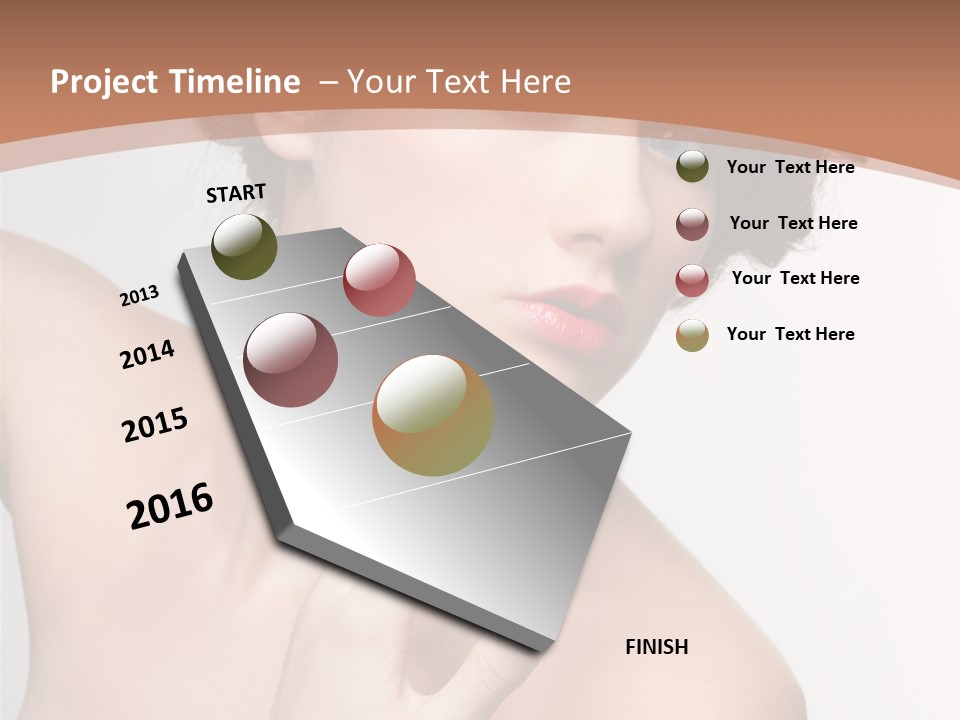 Skincare Gorgeous Female PowerPoint Template