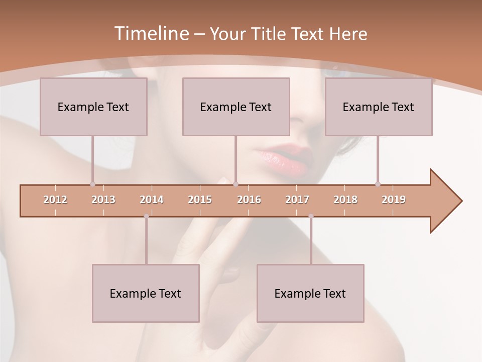 Skincare Gorgeous Female PowerPoint Template