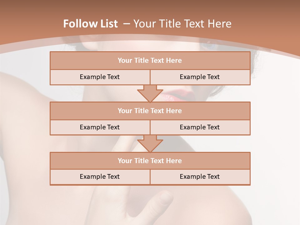 Skincare Gorgeous Female PowerPoint Template