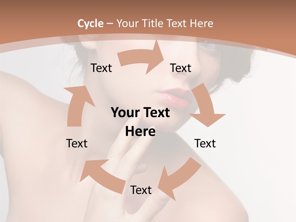 Skincare Gorgeous Female PowerPoint Template