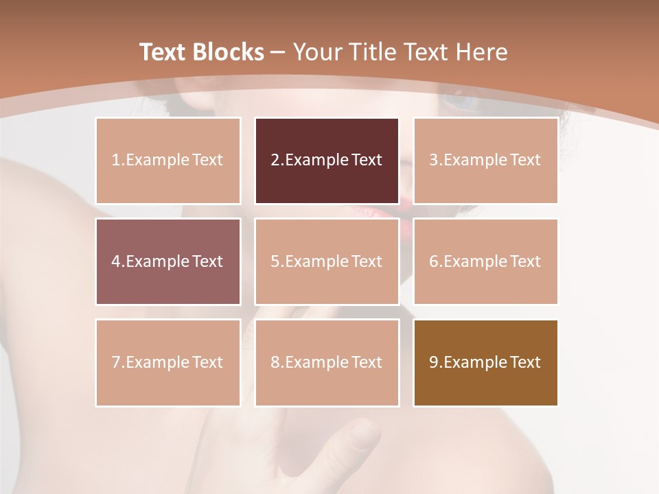 Skincare Gorgeous Female PowerPoint Template