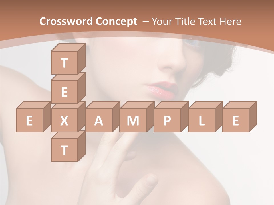 Skincare Gorgeous Female PowerPoint Template